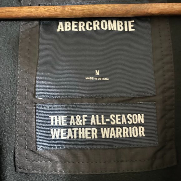 Abercrombie Black Winter Parka Jacket NWOT - Picture 8 of 9